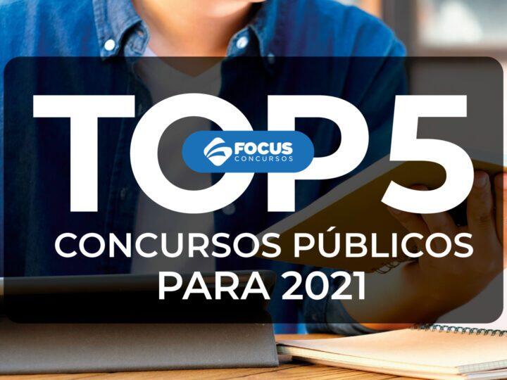 TOP 5 concursos públicos para 2021