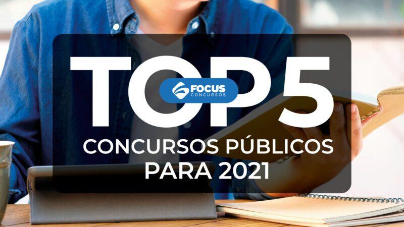 TOP 5 concursos públicos para 2021